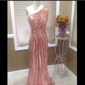 Beautiful Rose gold gown